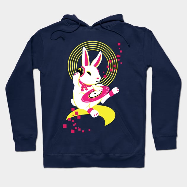 DJ Usagi Hoodie by merumori